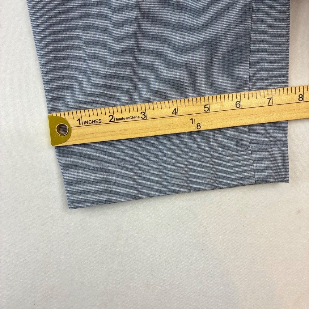 Brooks Brothers Milano Pants Mens 36x30‎ Blue Grey Supima Cotton Stretch Chino - Picture 10 of 10